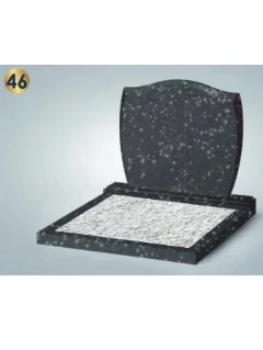 № 46 Семейный памятник из серого гранита