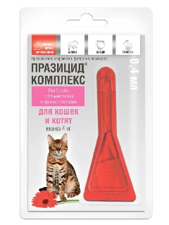 Празицид комплекс д/кошек до 4 кг