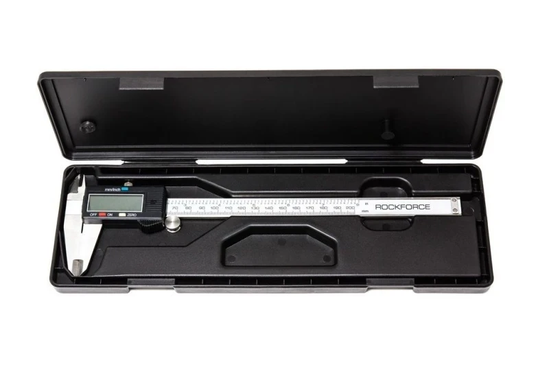 Фото для Штангенциркуль электронный 200мм 0.01мм в футляре ROCKFORCE RF-5096PE2
