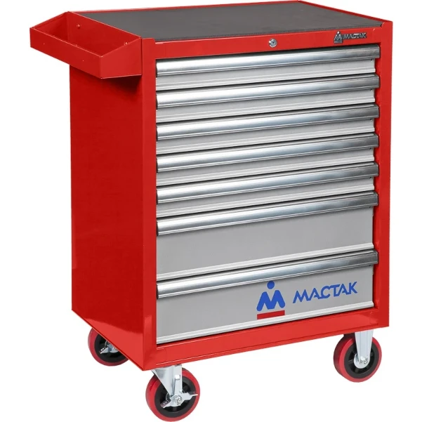 Фото для Тележка инструментальная серии «ПРИМА», 7 полок, красная МАСТАК 521-07581R
