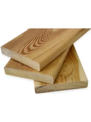 Доска террасная гладкая лиственница Сорт В 120*27*2000 мм