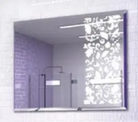 Зеркальное полотно "Эдель" для ванной комнаты, в наличии